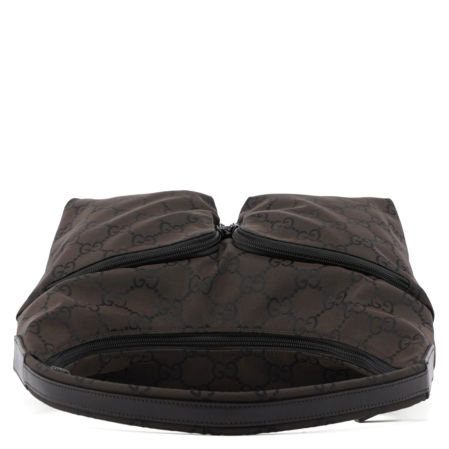 Brown GG Dual Pocket Shoulder Bag