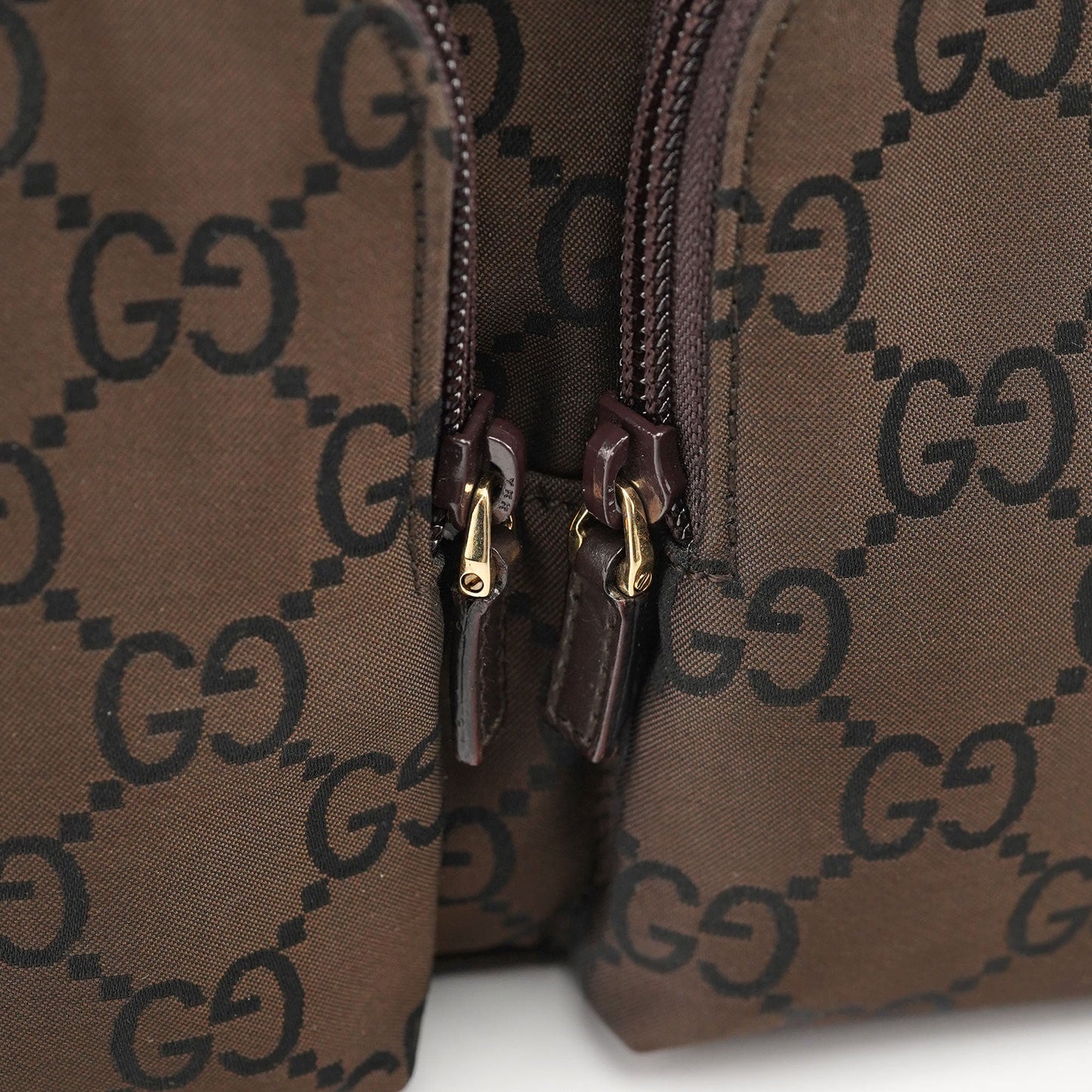 Brown GG Dual Pocket Tote Bag