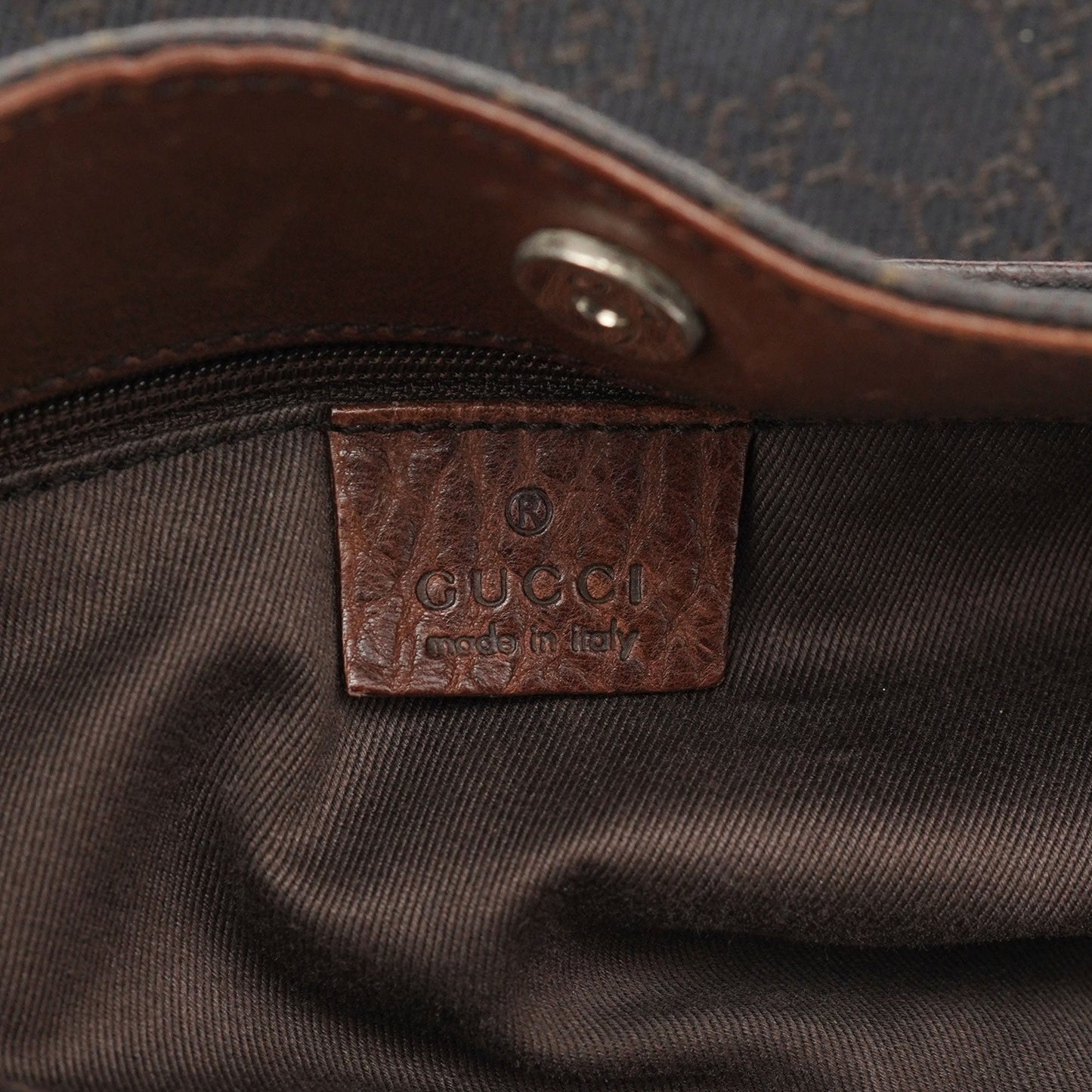 Brown GG Horsebit Shoulder Bag