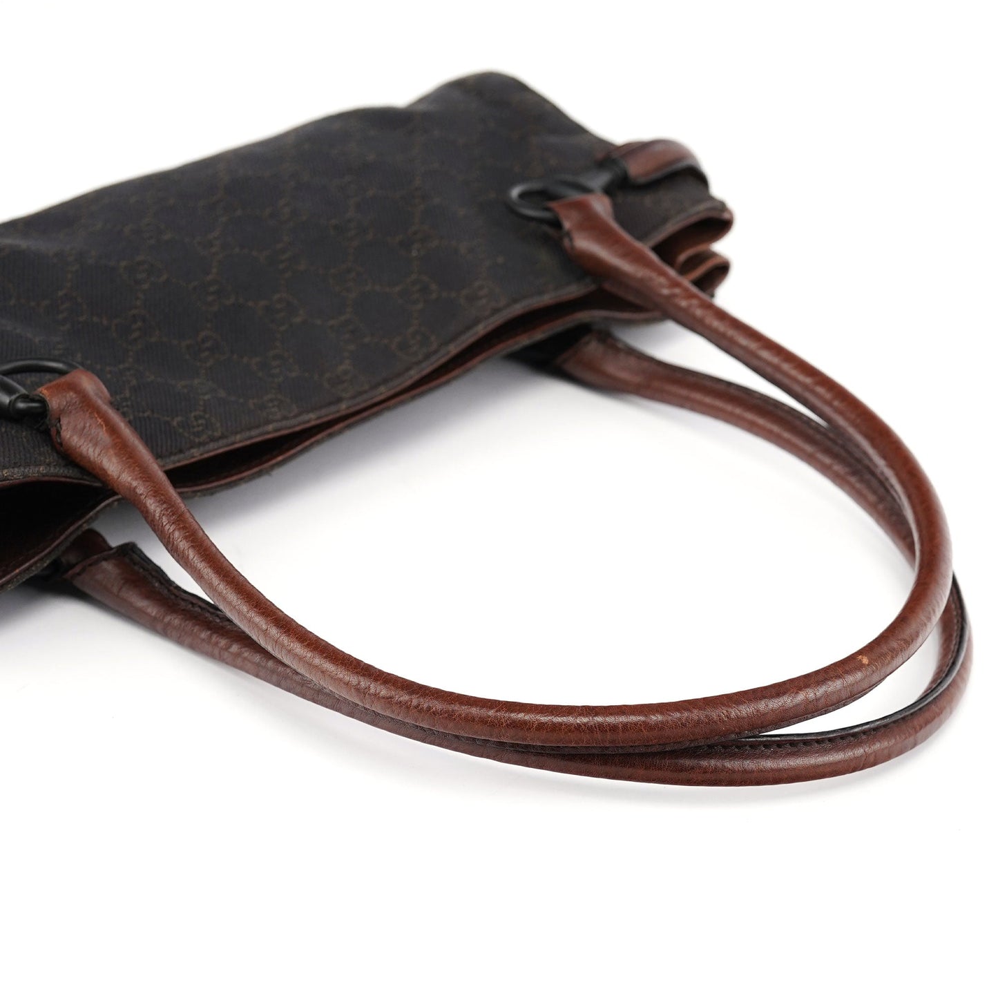 Brown GG Horsebit Tote Bag