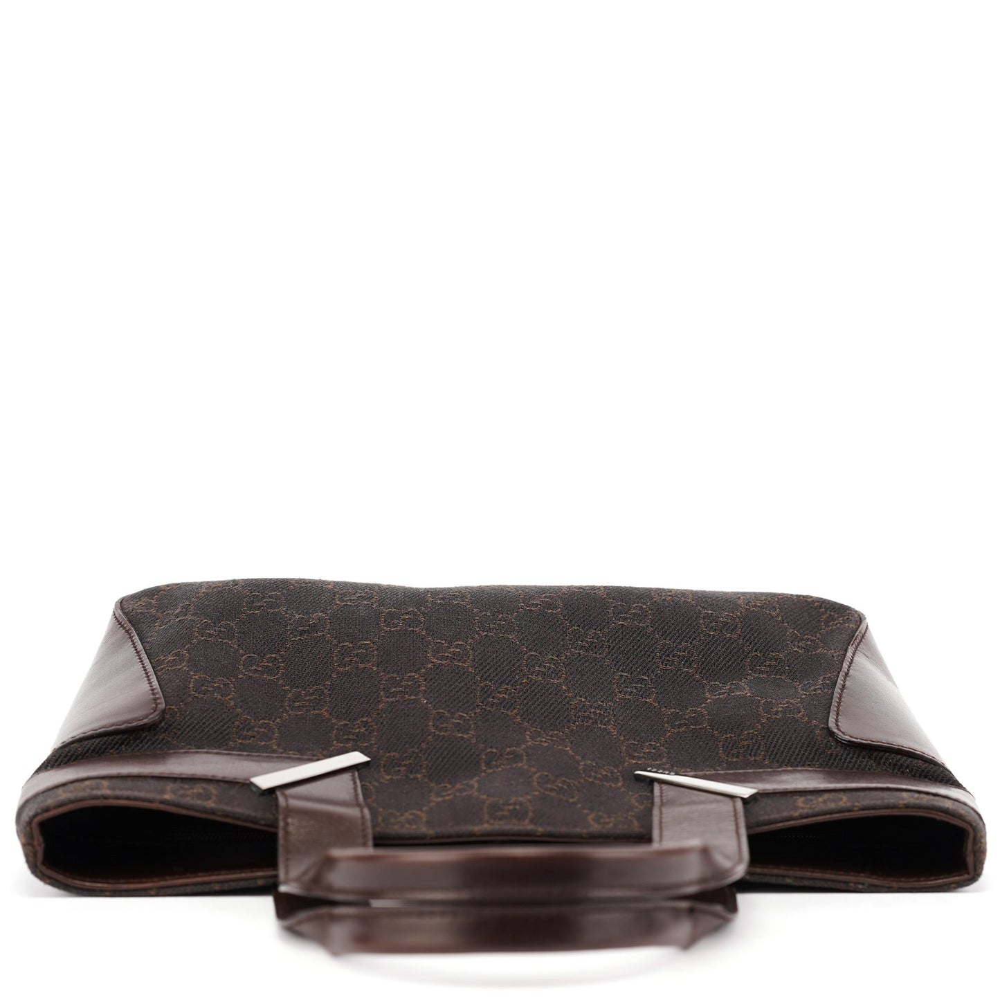 Brown GG Leather Tote Bag