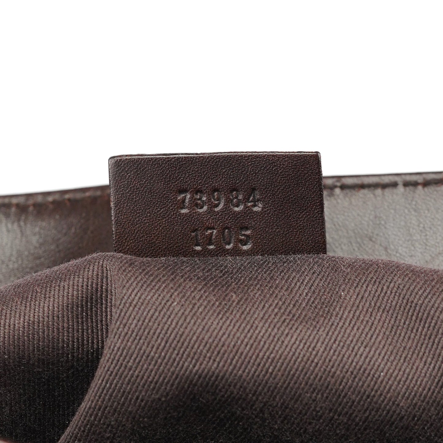 Brown GG Leather Tote Bag