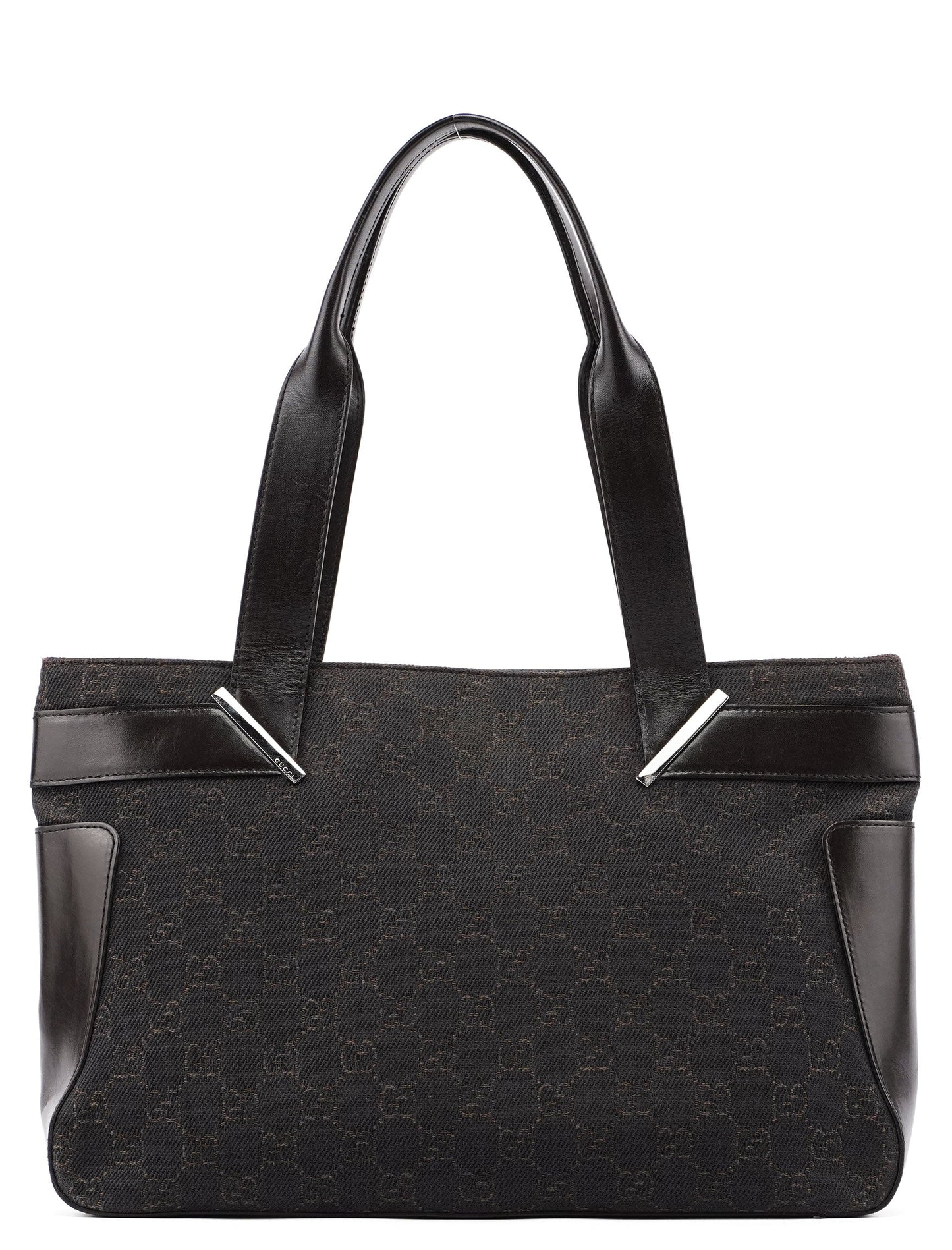 Brown GG Wool Tote Bag