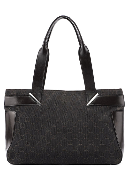 Brown GG Wool Tote Bag