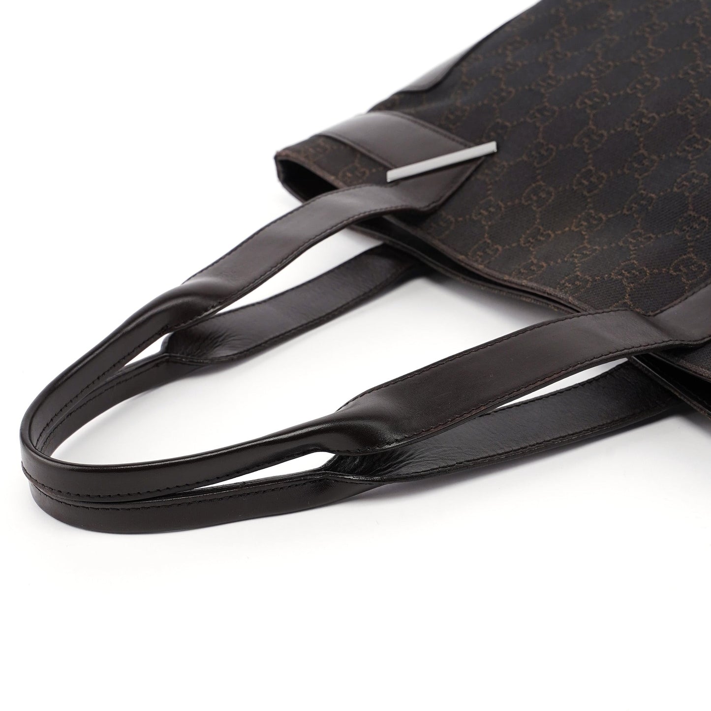 Brown GG Wool Tote Bag