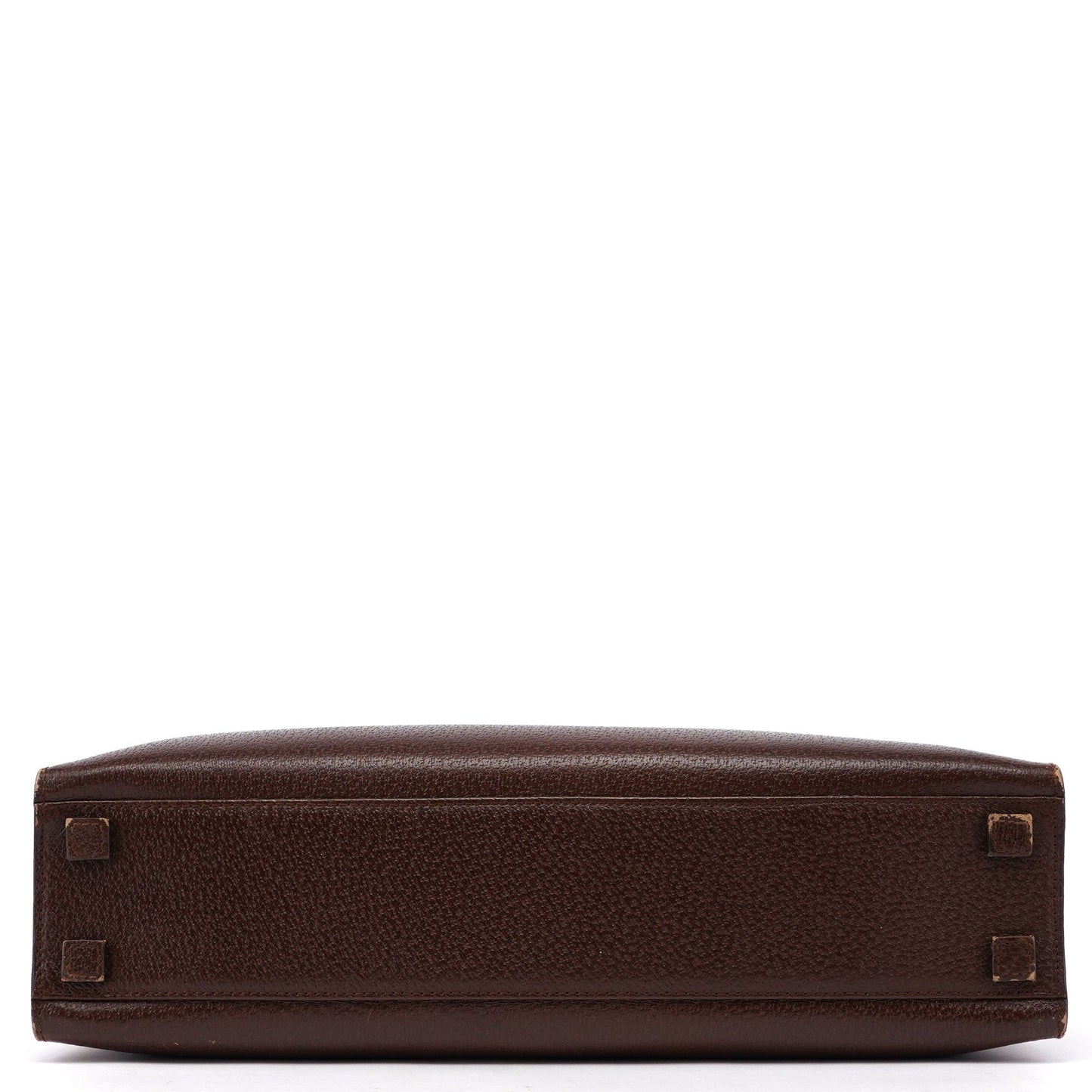 Brown Leather Bamboo 2-Way Tote