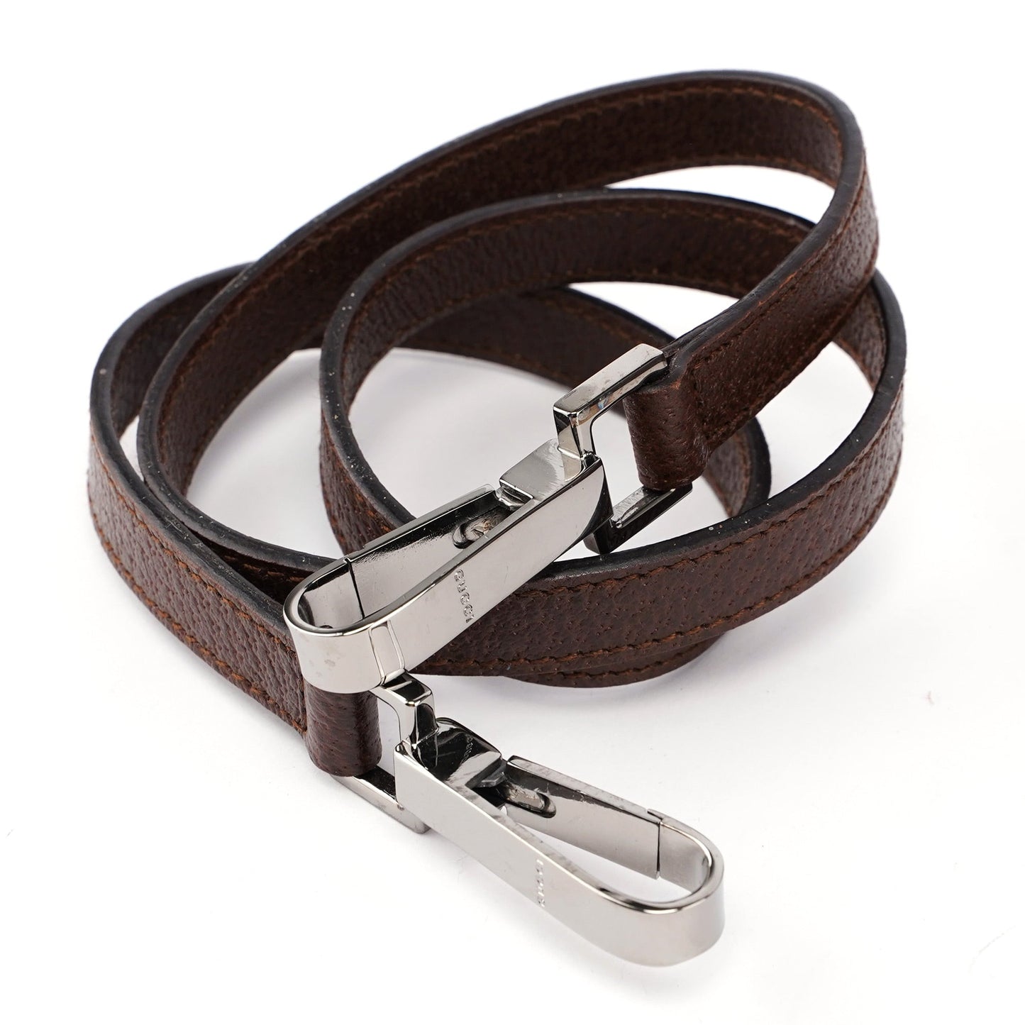 Brown Leather Bamboo 2-Way Tote