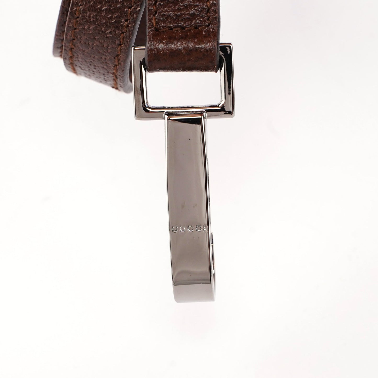 Brown Leather Bamboo 2-Way Tote