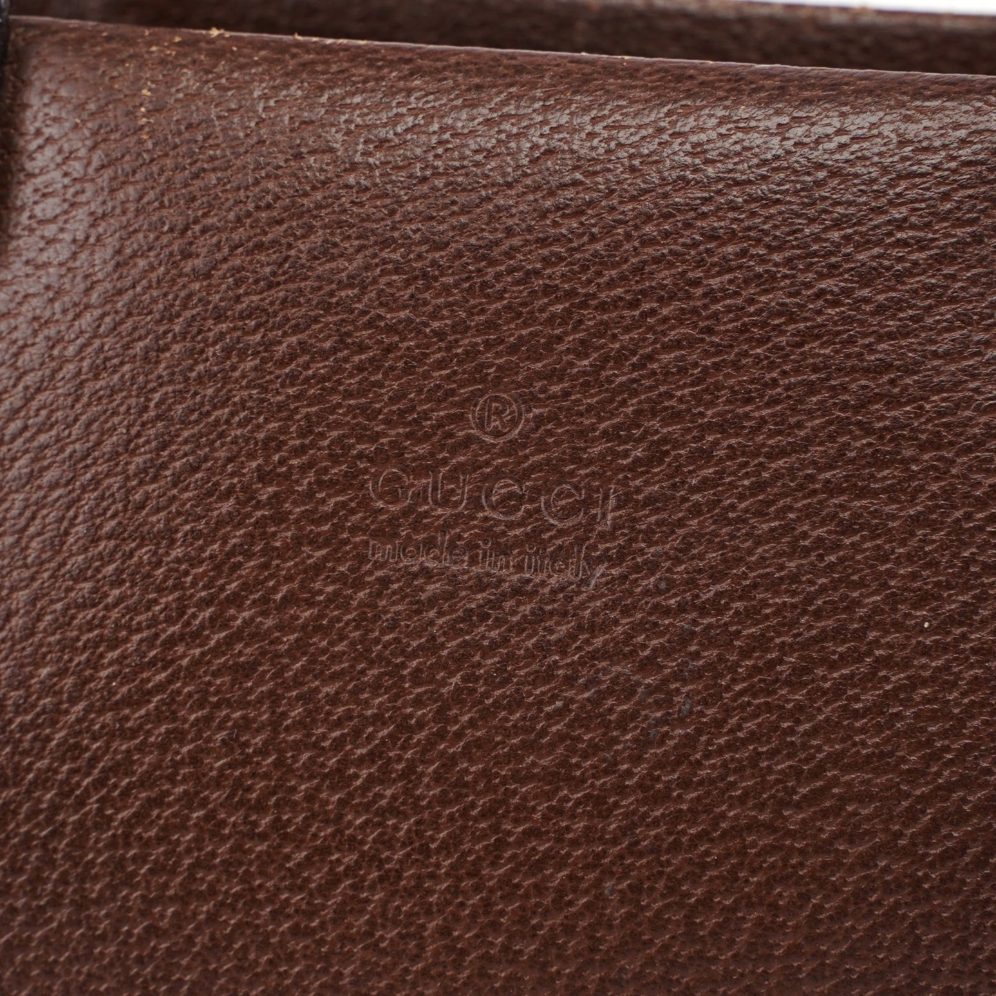 Brown Leather Bamboo 2-Way Tote