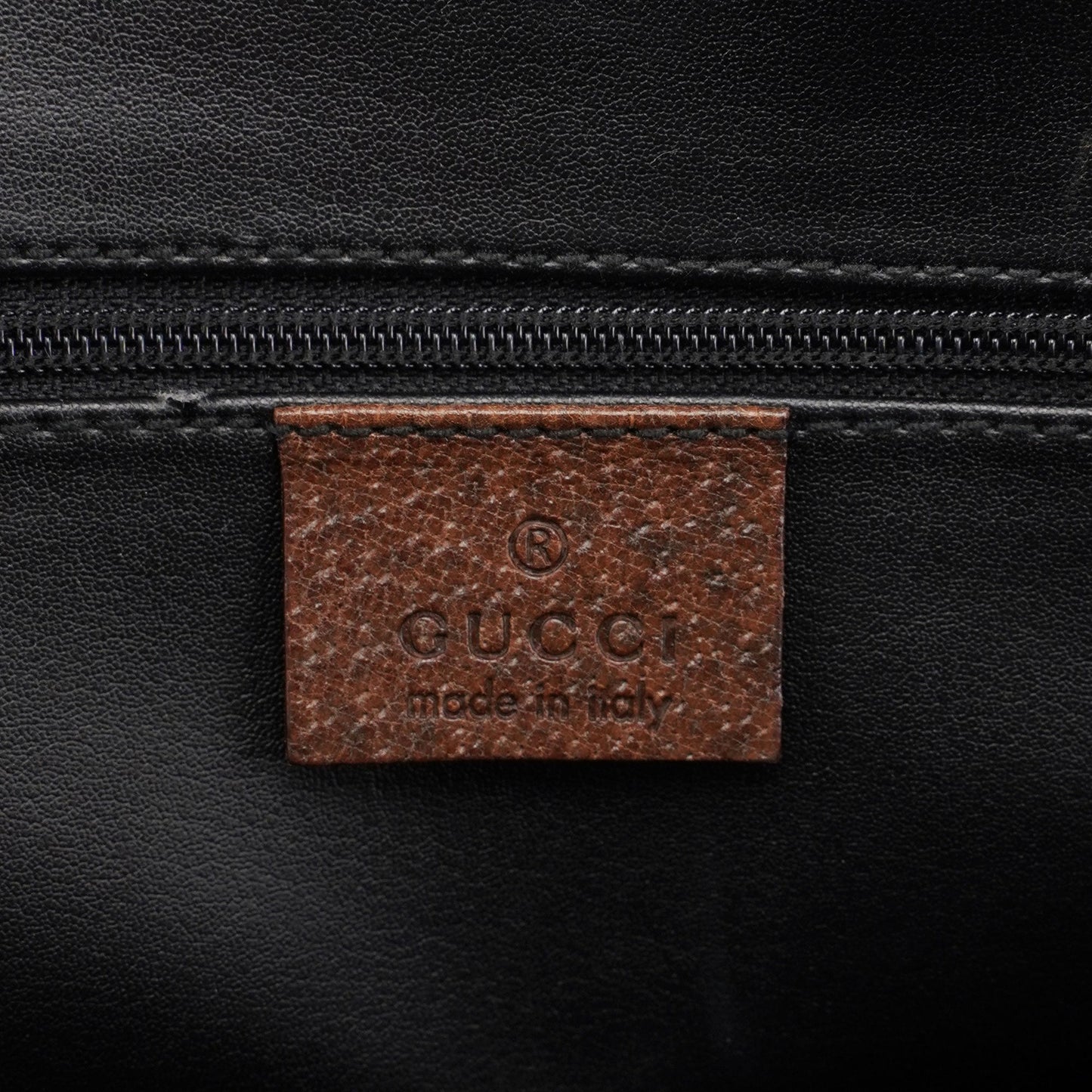 Brown Leather Bamboo 2-Way Tote