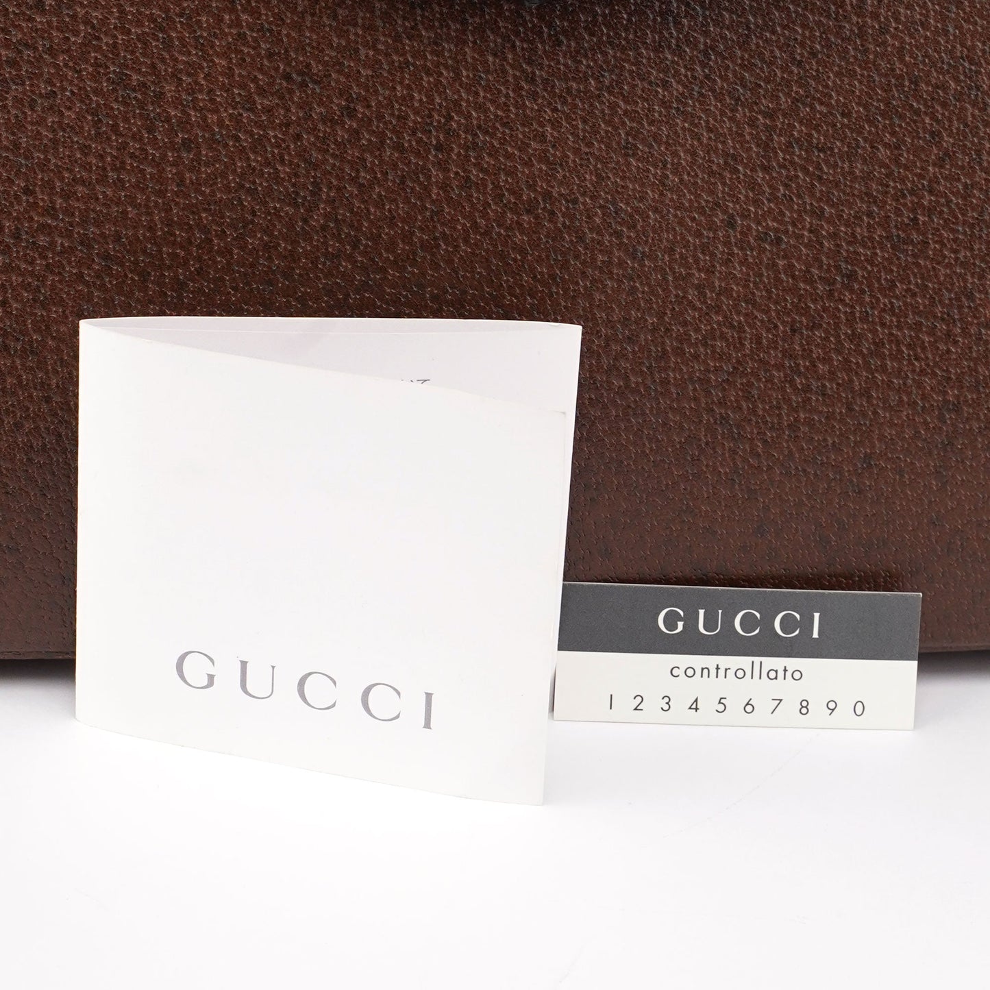 Brown Leather Bamboo 2-Way Tote