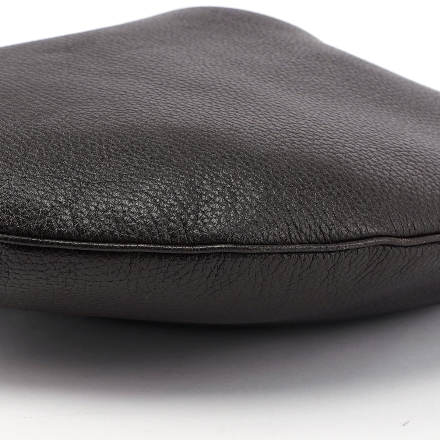 Brown Leather Hobo Shoulder Bag