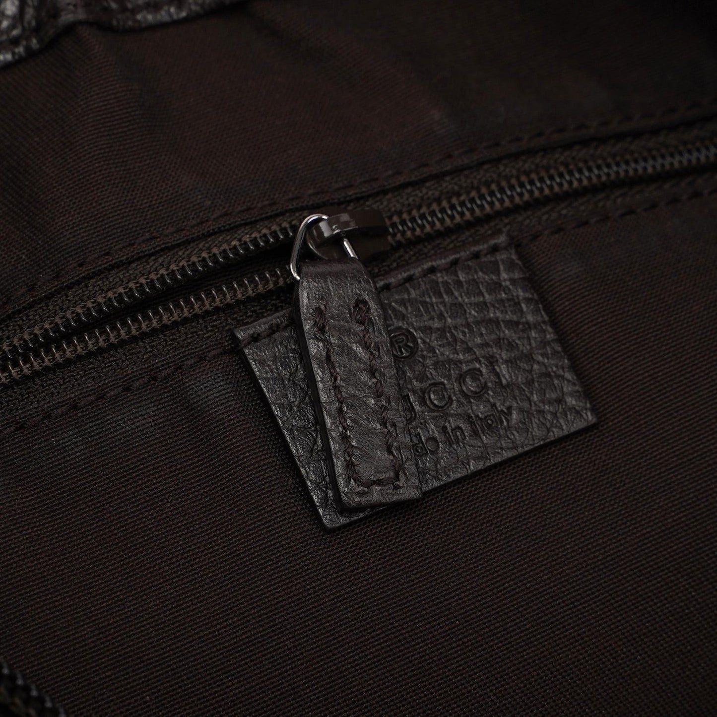 Brown Leather Hobo Shoulder Bag