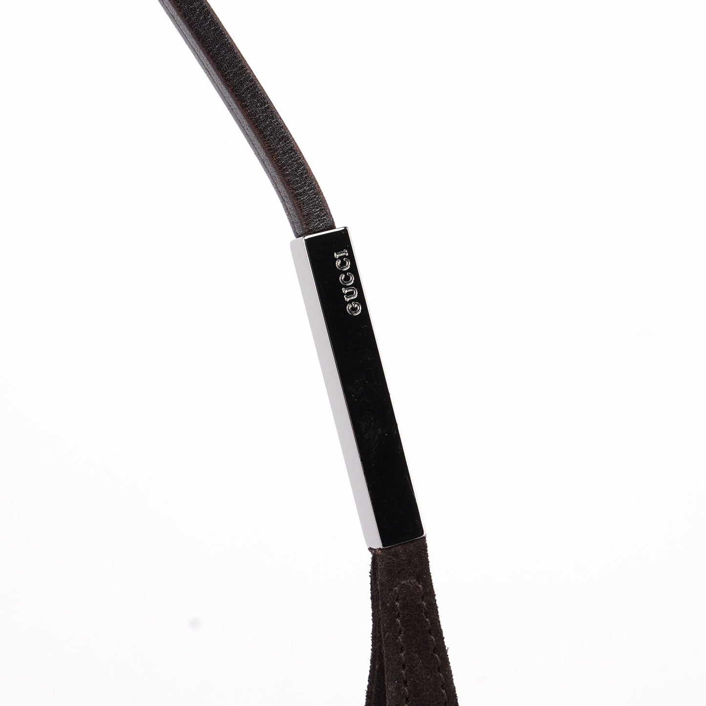 Brown Suede Hobo Shoulder Bag