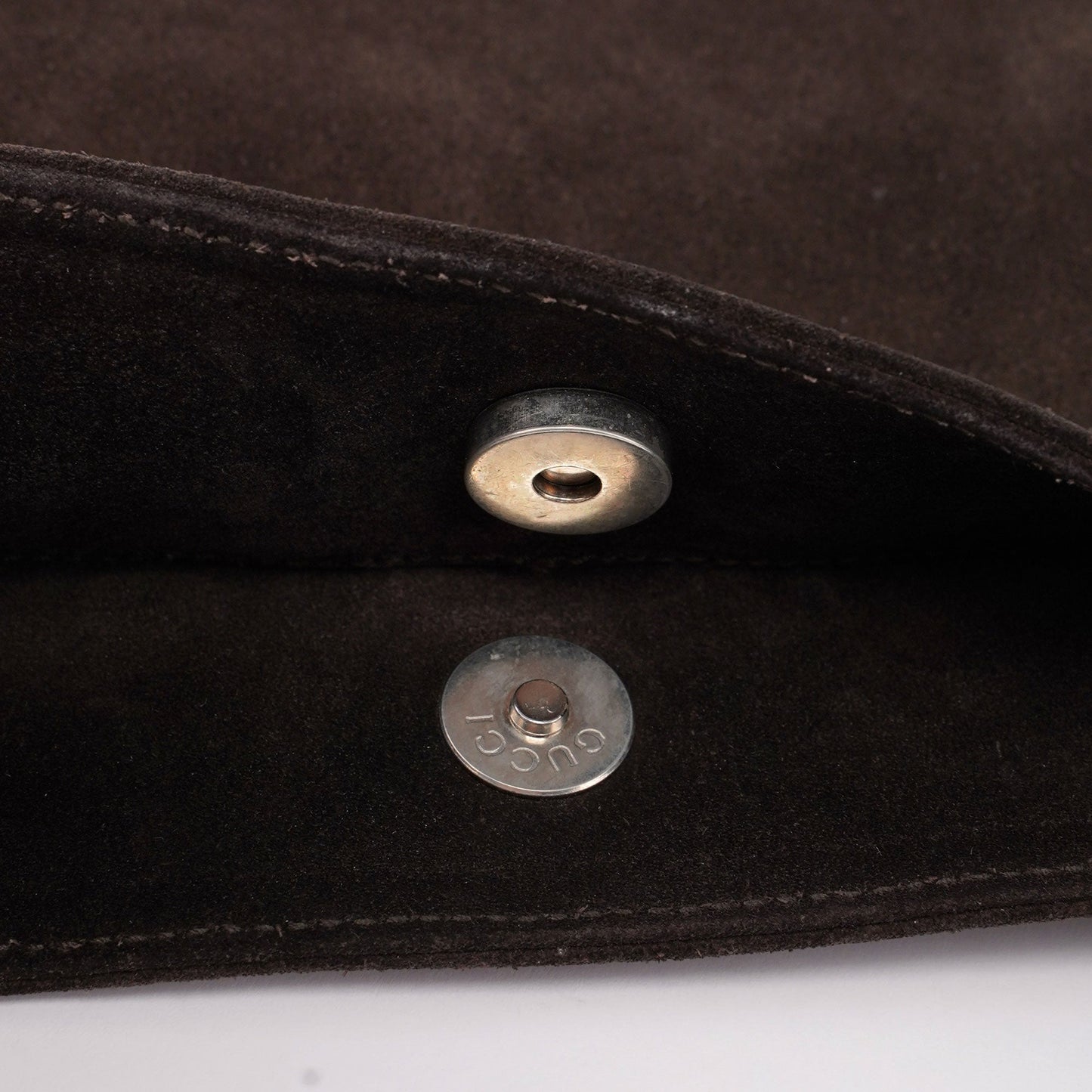 Brown Suede Hobo Shoulder Bag