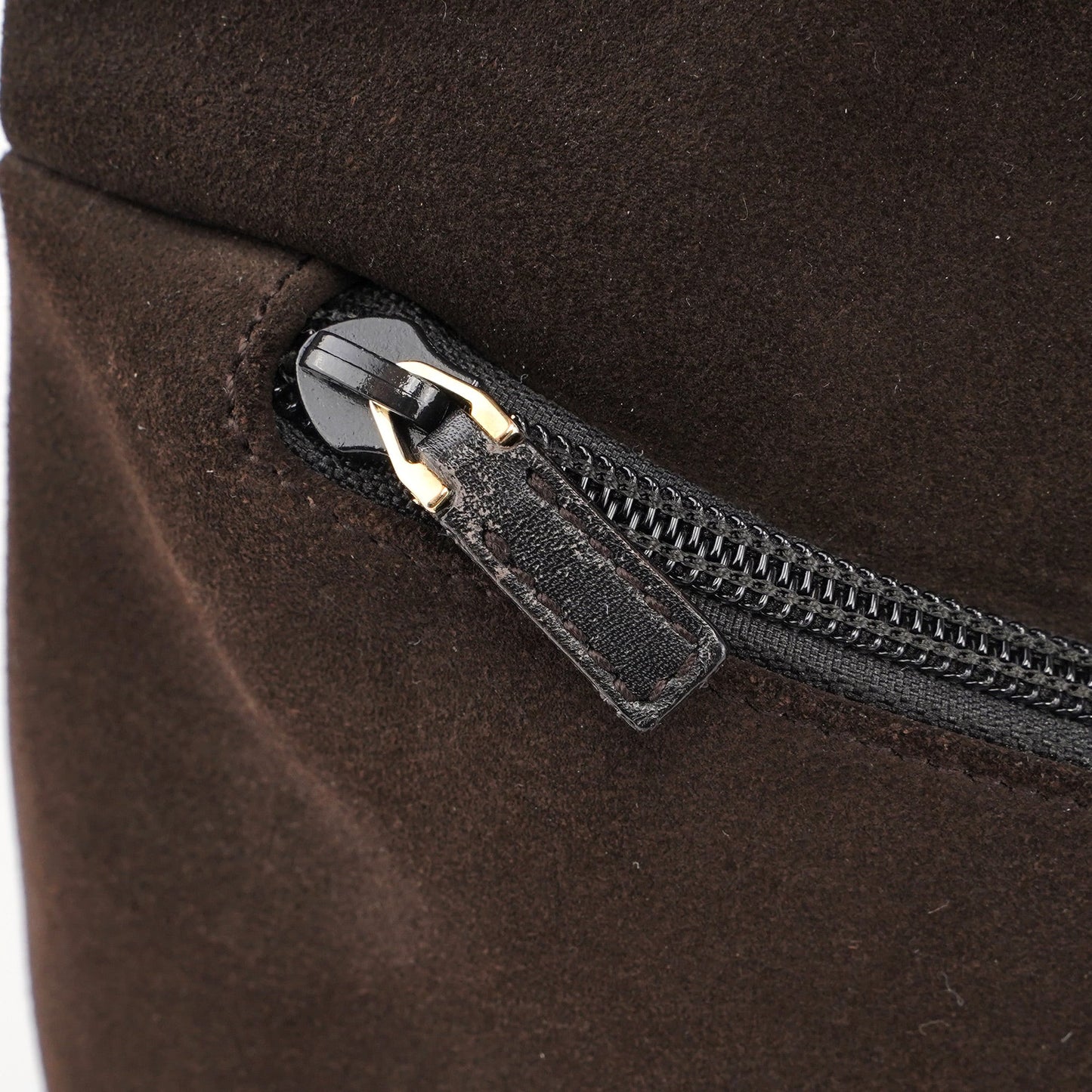 Brown Suede Hobo Shoulder Bag