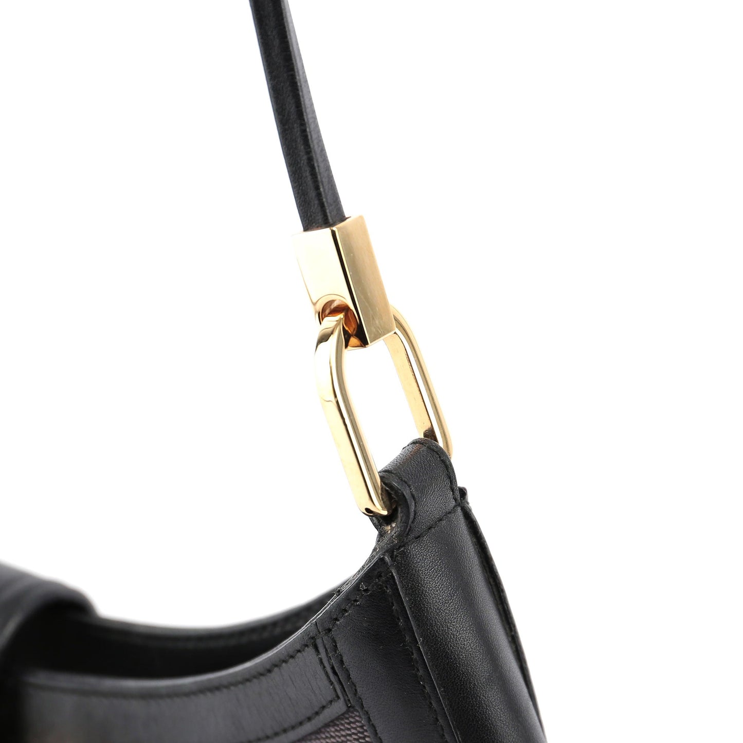 Canvas Gold G Shoulder Bag