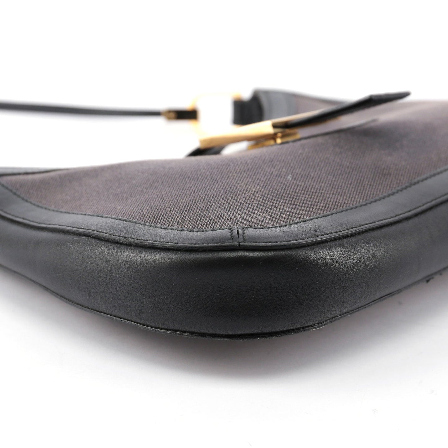 Canvas Gold G Shoulder Bag