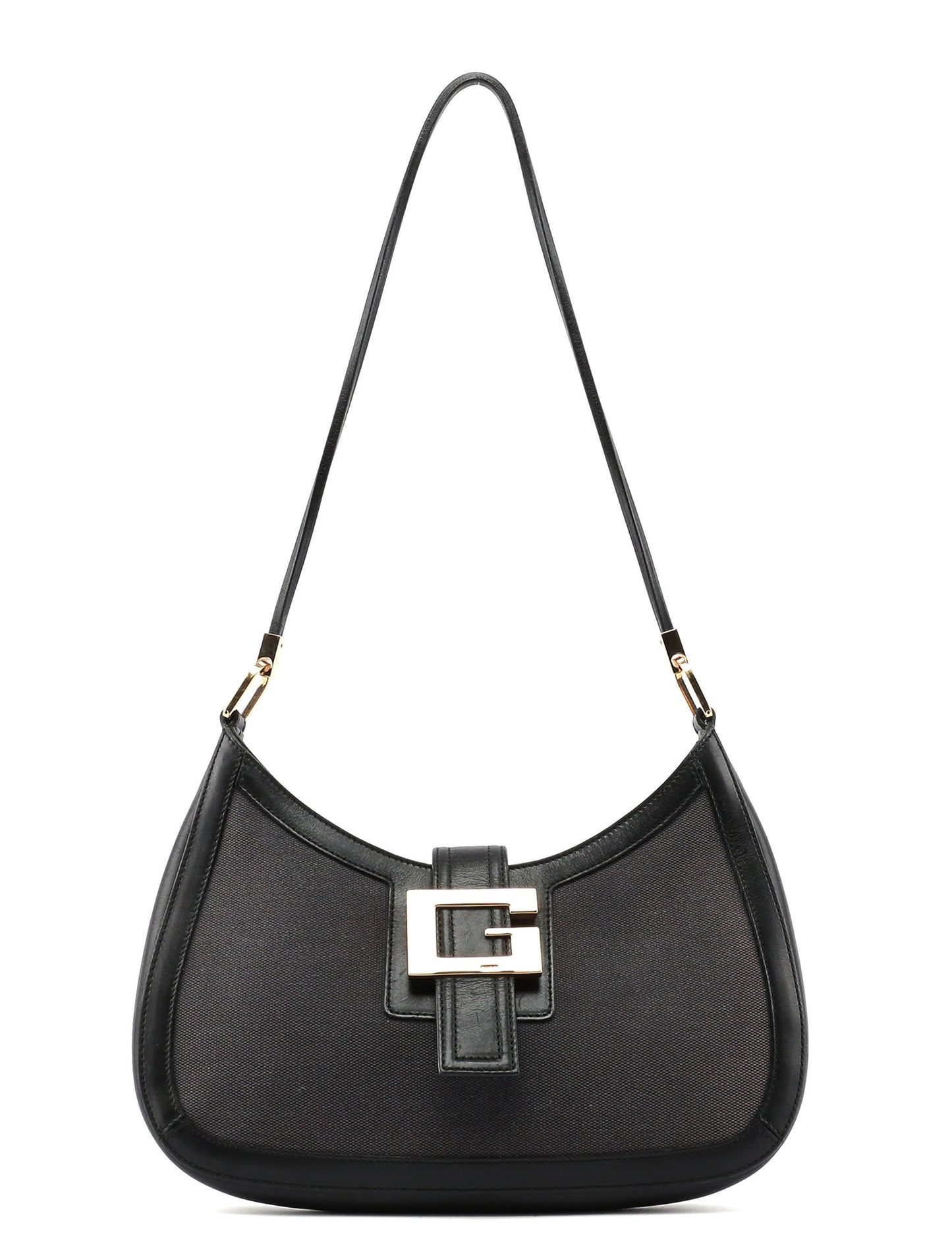 Canvas Gold G Shoulder Bag