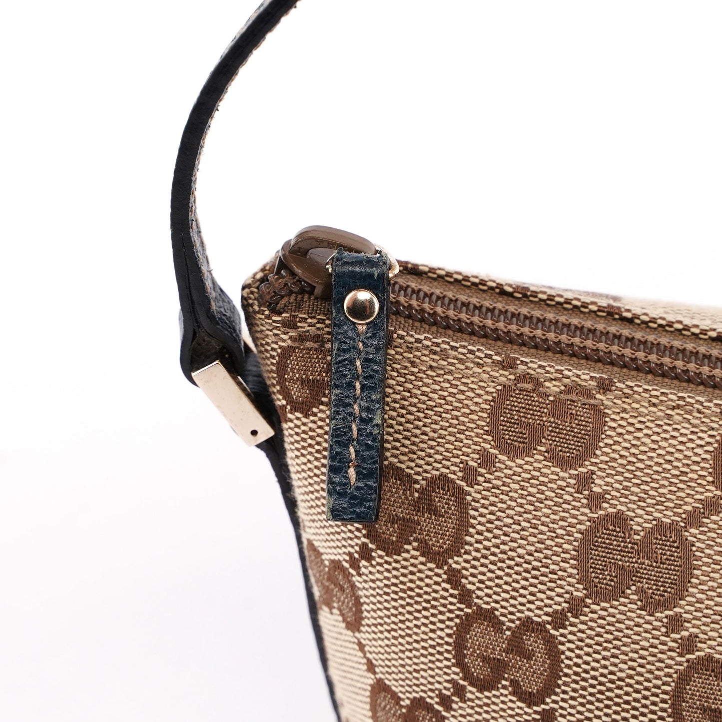 Gucci 07198 Beige Navy GG Boat