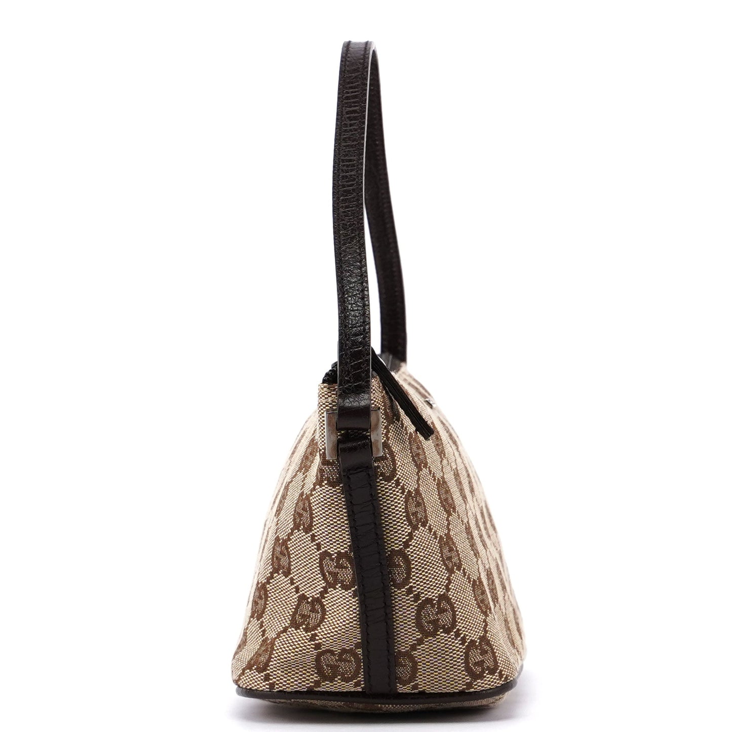 Gucci Beige Brown Boat Pochette