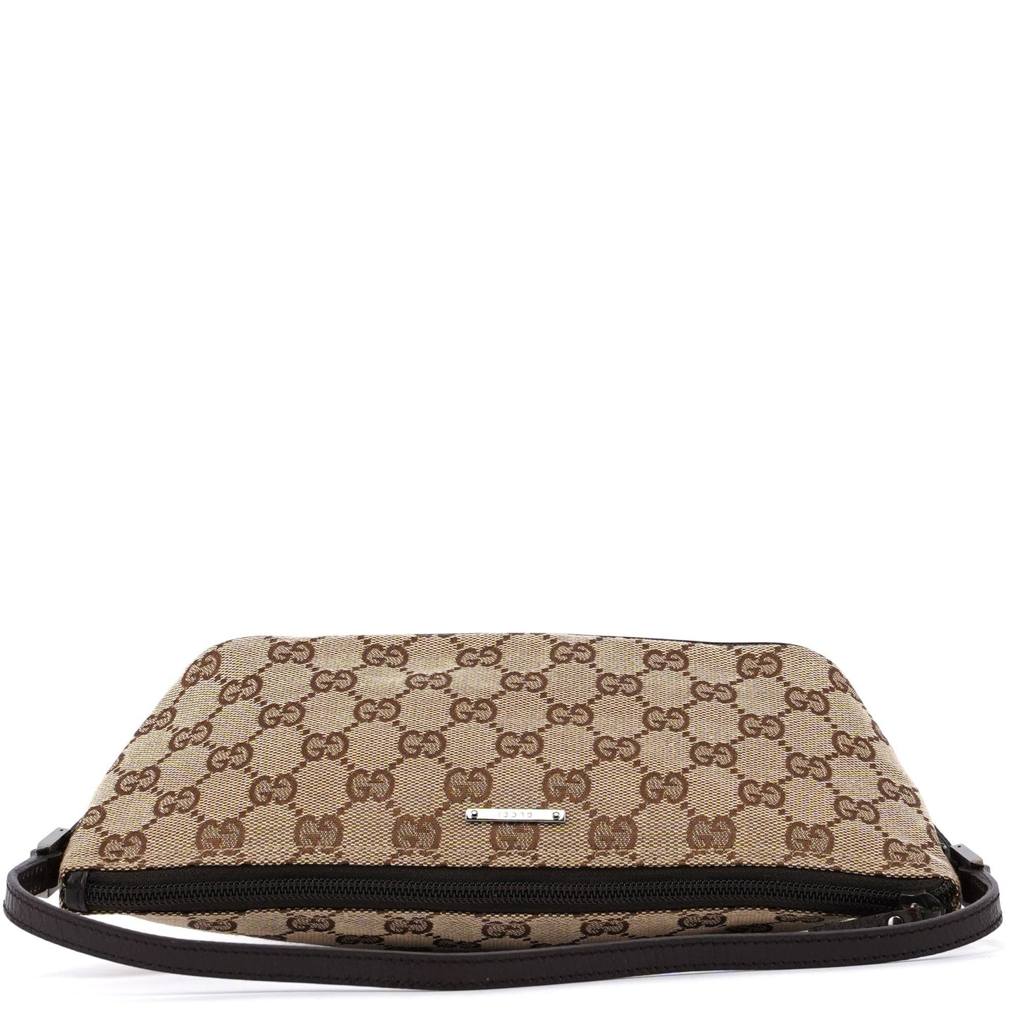 Gucci Beige Brown Boat Pochette