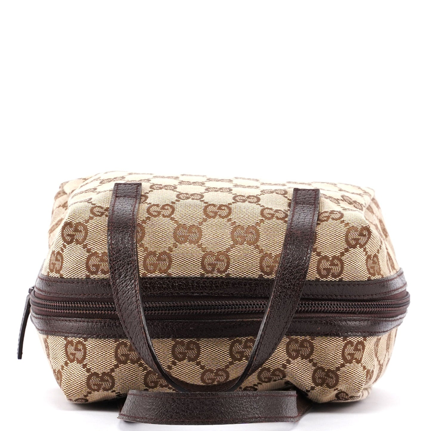 Gucci Beige GG Mini Bowling Bag