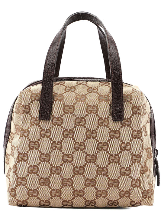 Gucci Beige GG Mini Bowling Bag