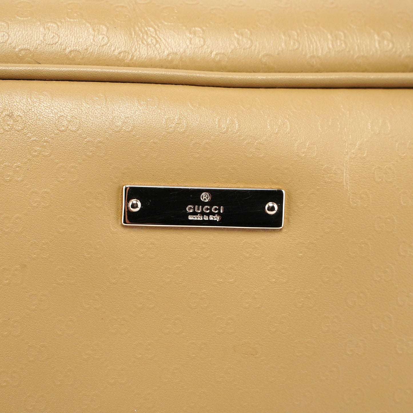Gucci Beige Leather Bag