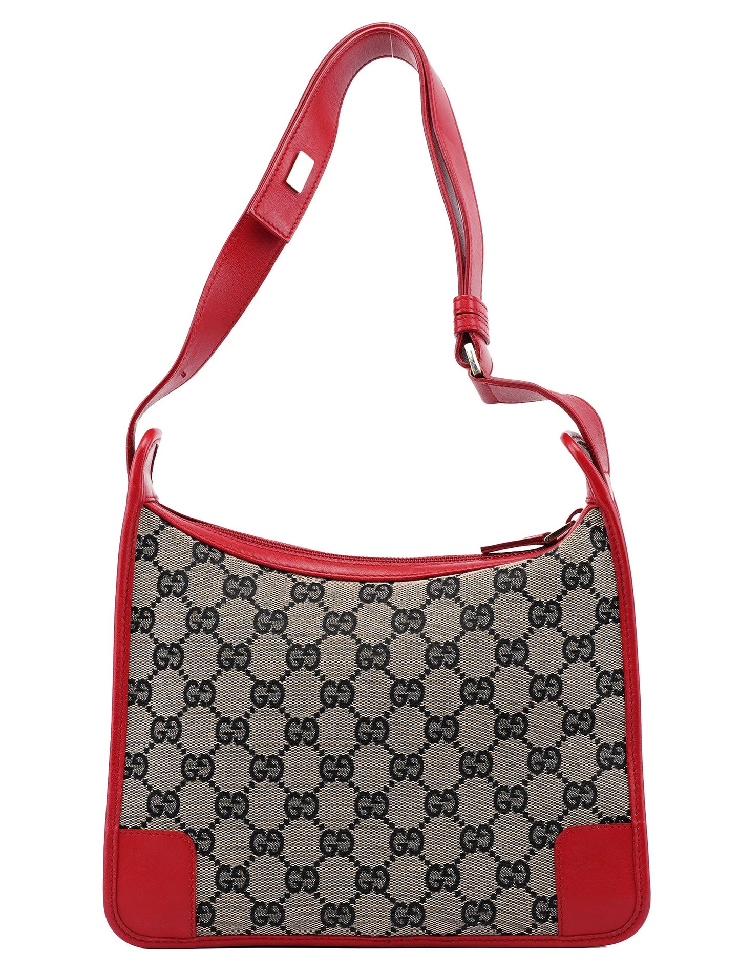 Gucci Beige Red GG Shoulder Bag