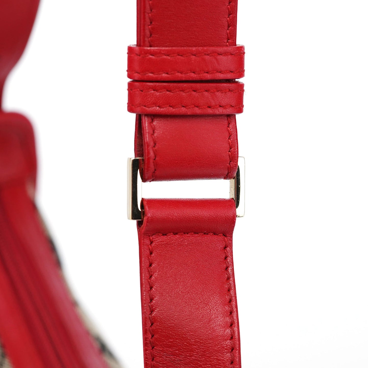 Gucci Beige Red GG Shoulder Bag