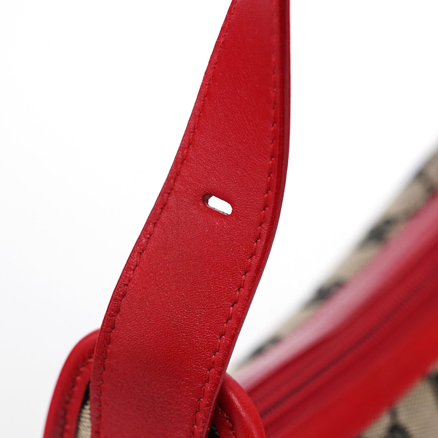 Gucci Beige Red GG Shoulder Bag