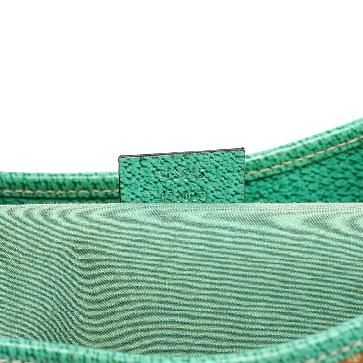 Gucci Beige Turquoise GG Tote Bag