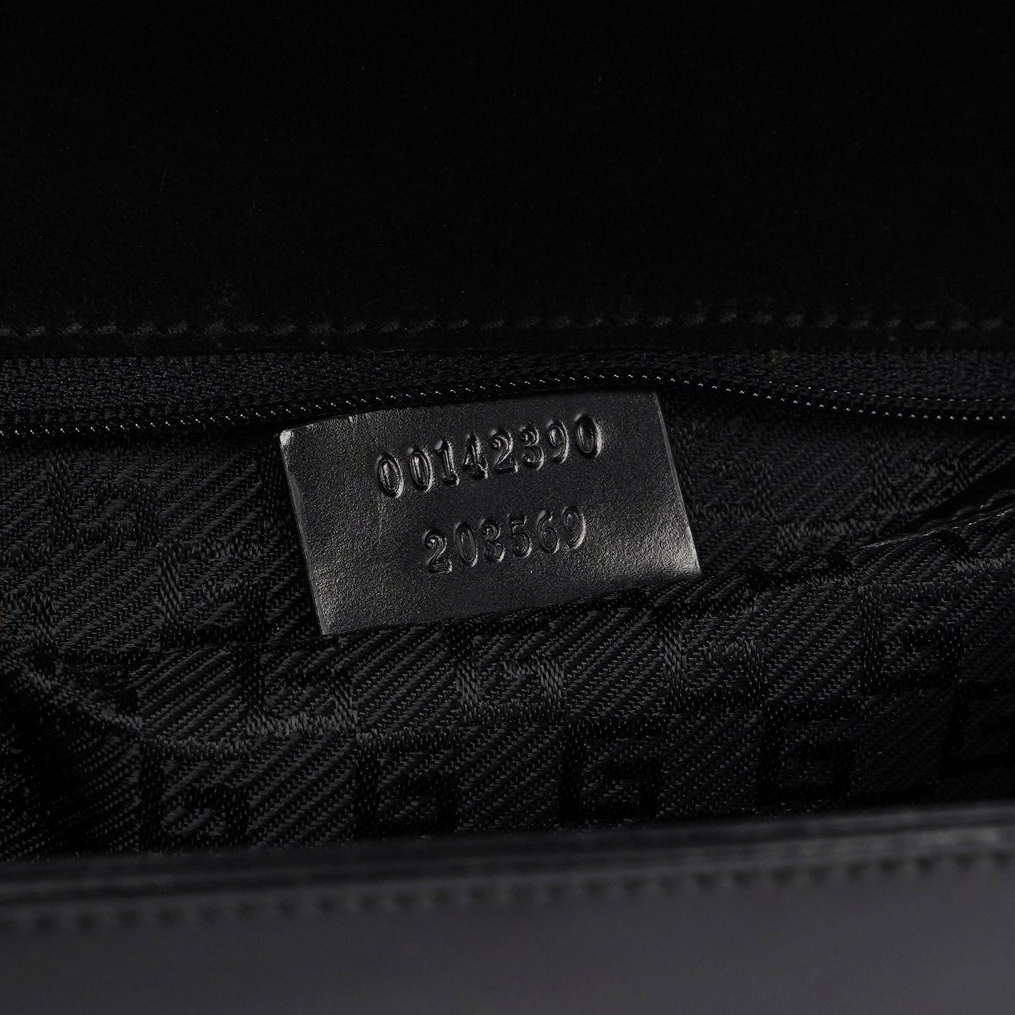 Gucci Black Canvas Keylock Shoulder Bag