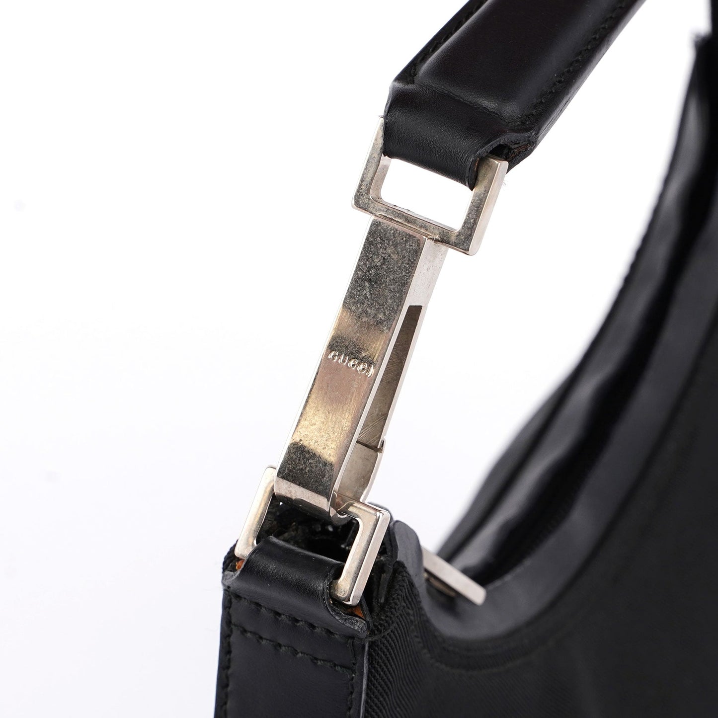 Gucci Black Canvas Shoulder Bag