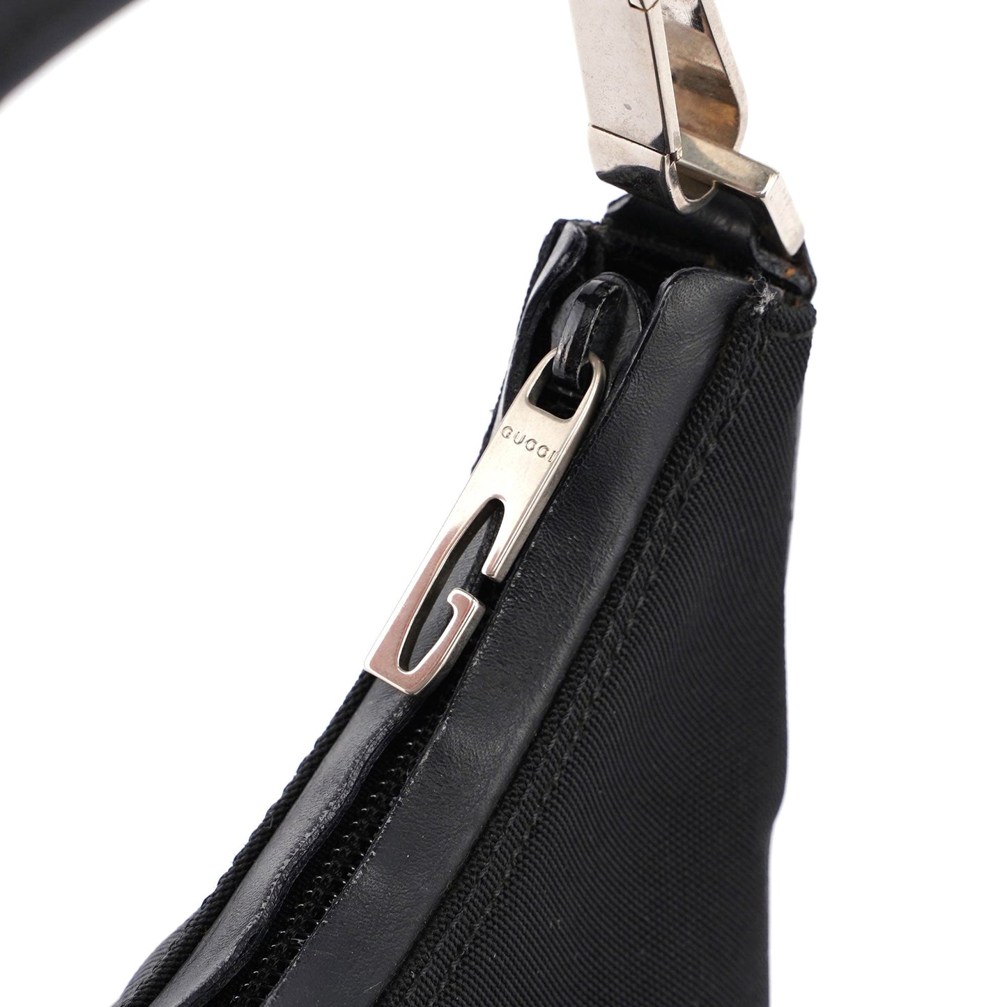 Gucci Black Canvas Shoulder Bag