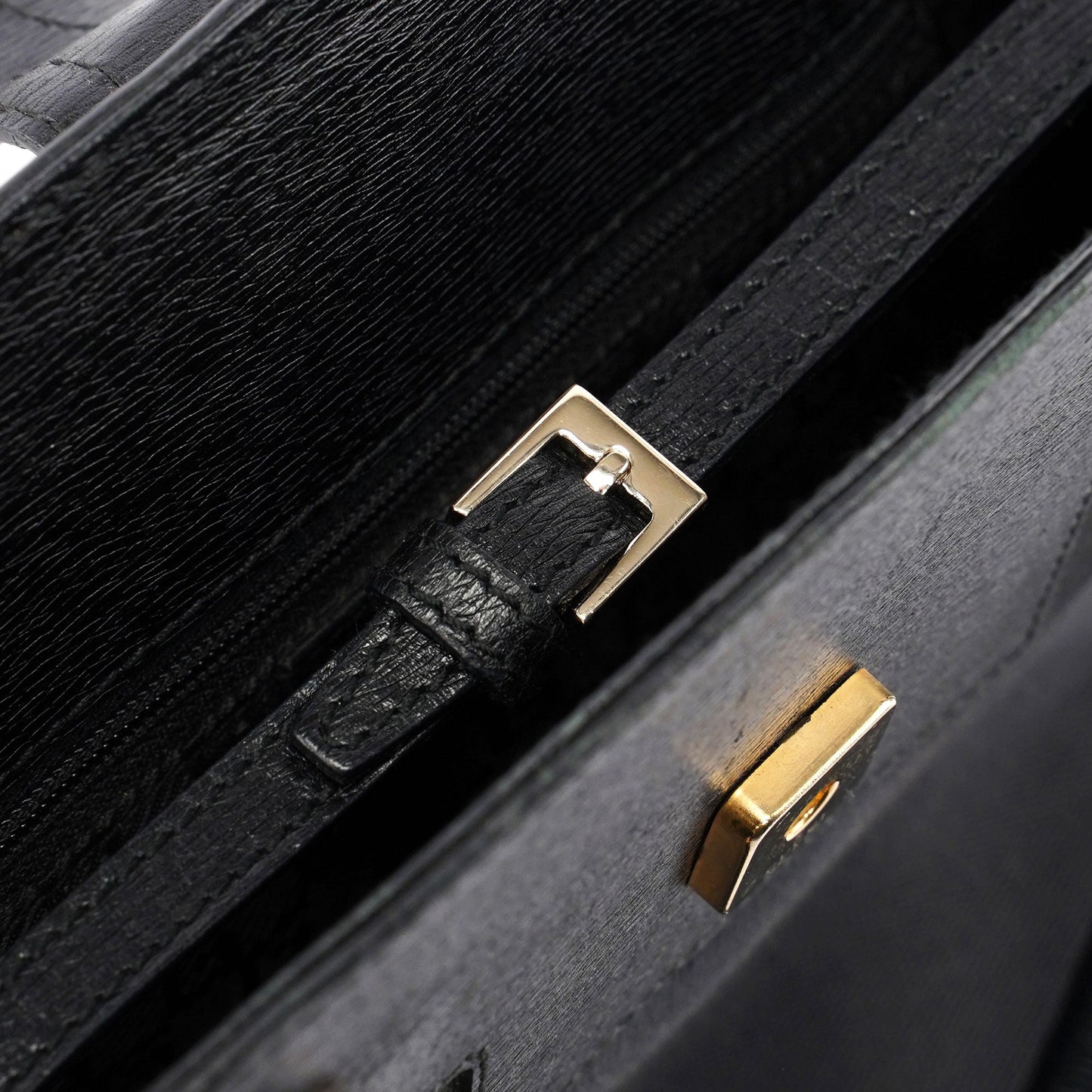 Gucci Black Canvas Square G Tote