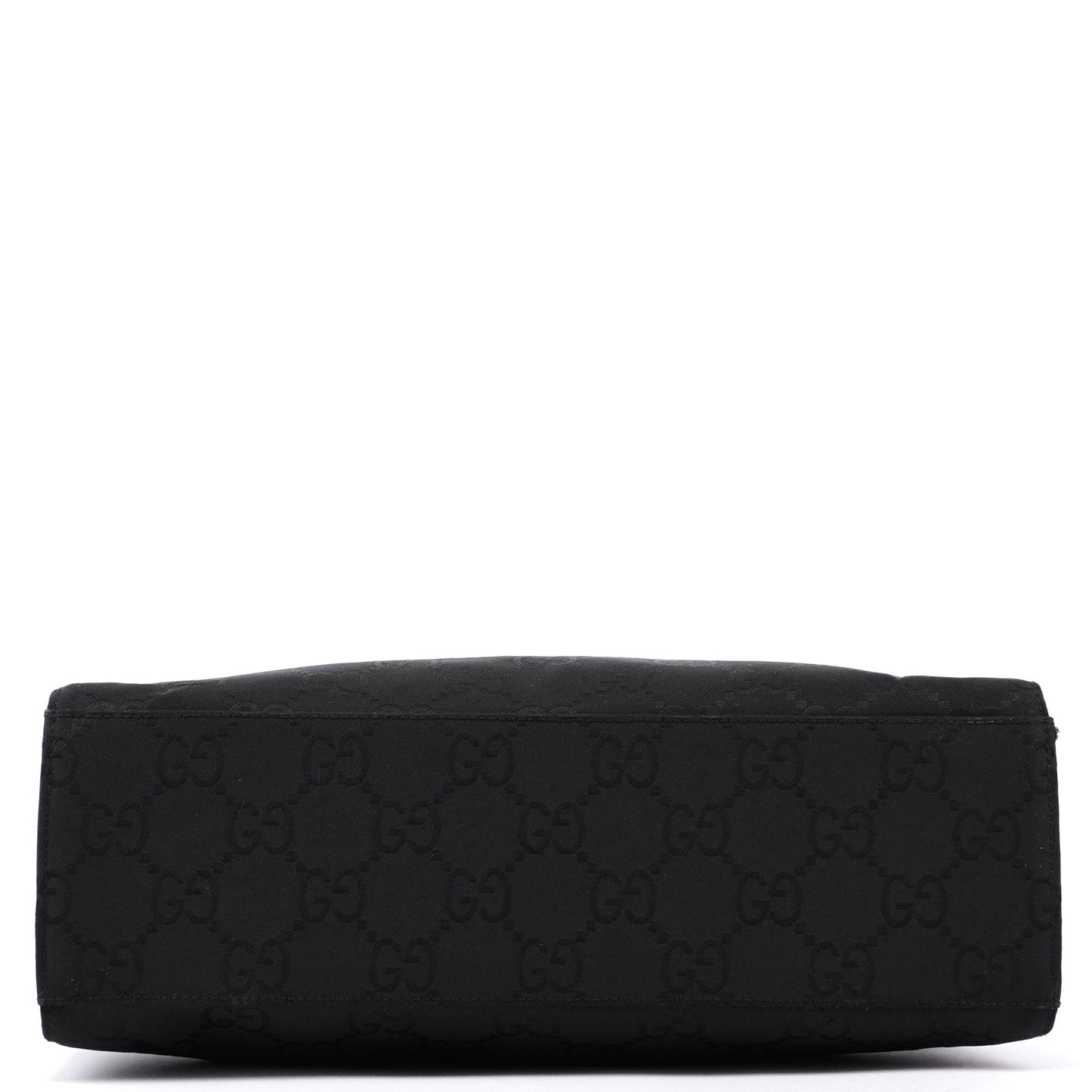 Gucci Black GG Bamboo Tote