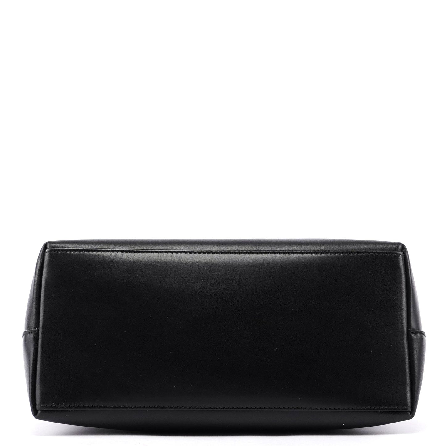 Gucci Black Leather Bamboo Hobo W/ Pouch