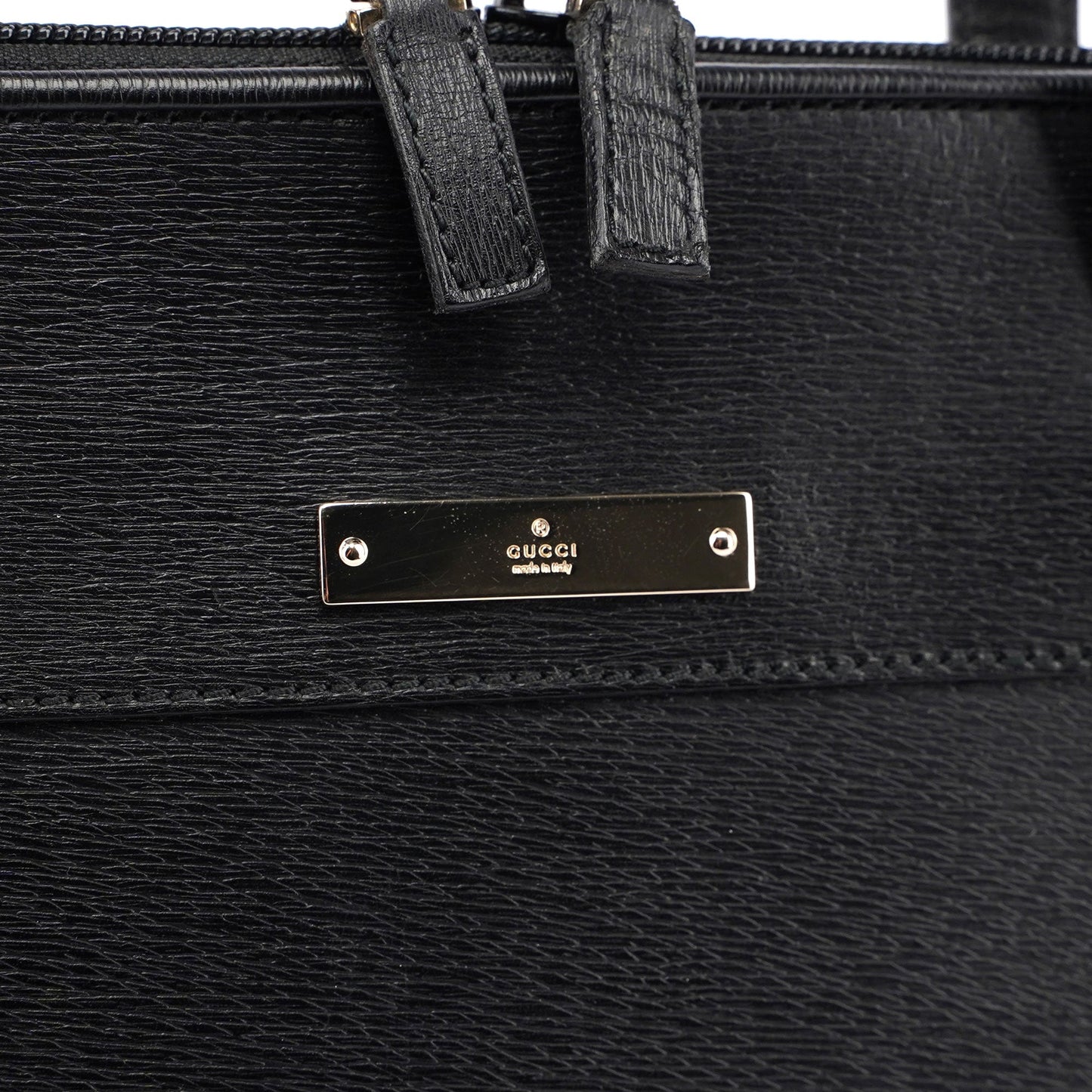 Gucci Black Leather Tote