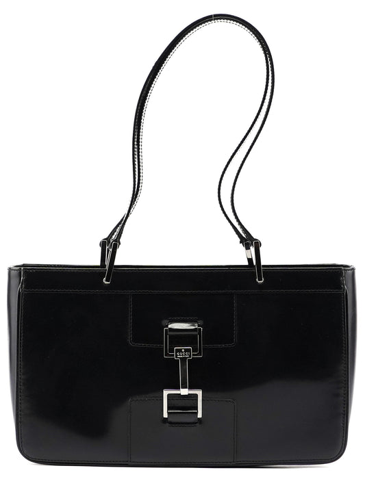 Gucci Black Spazz Jackie Tote