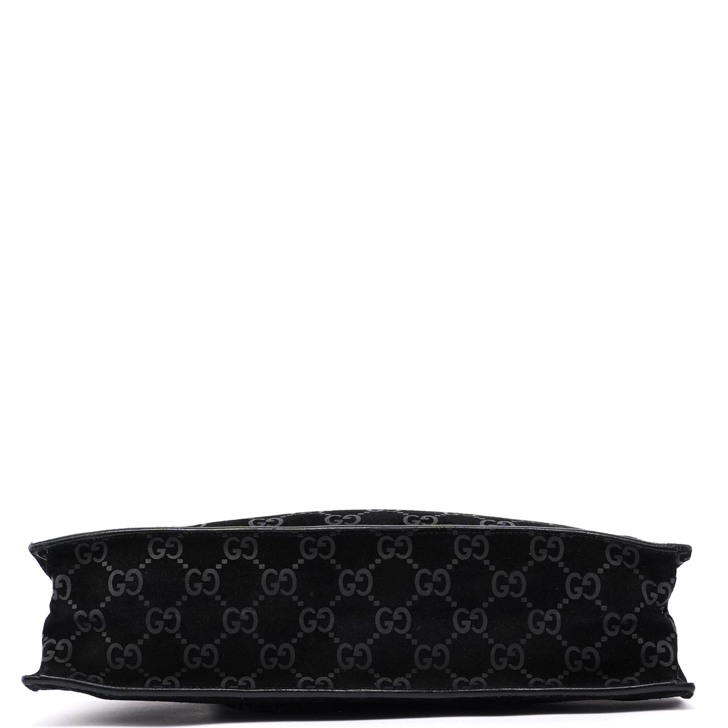 Gucci Black Suede GG Tote