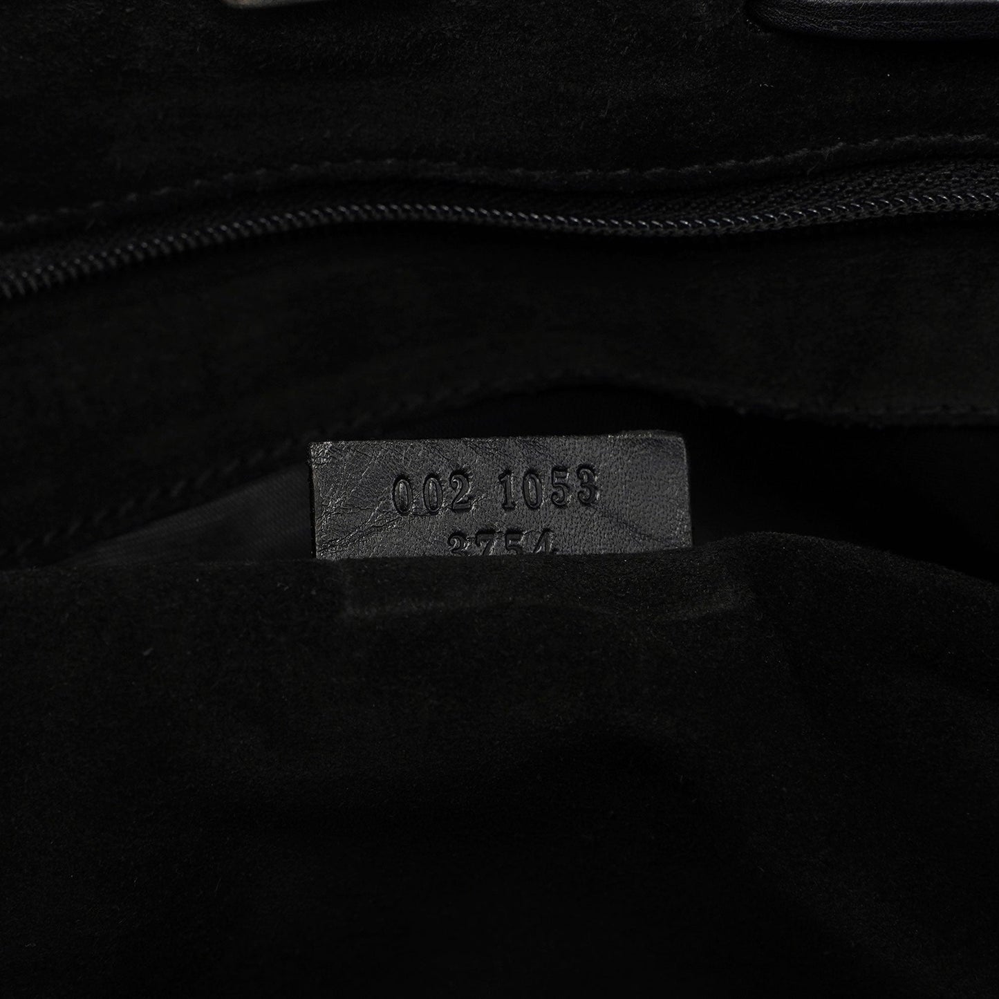 Gucci Black Suede GG Tote