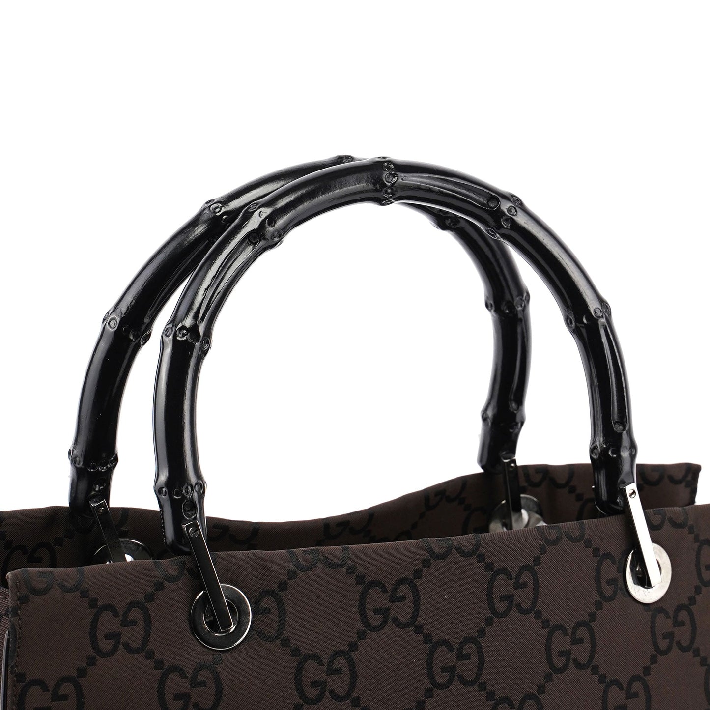 Gucci Brown GG Bamboo Tote