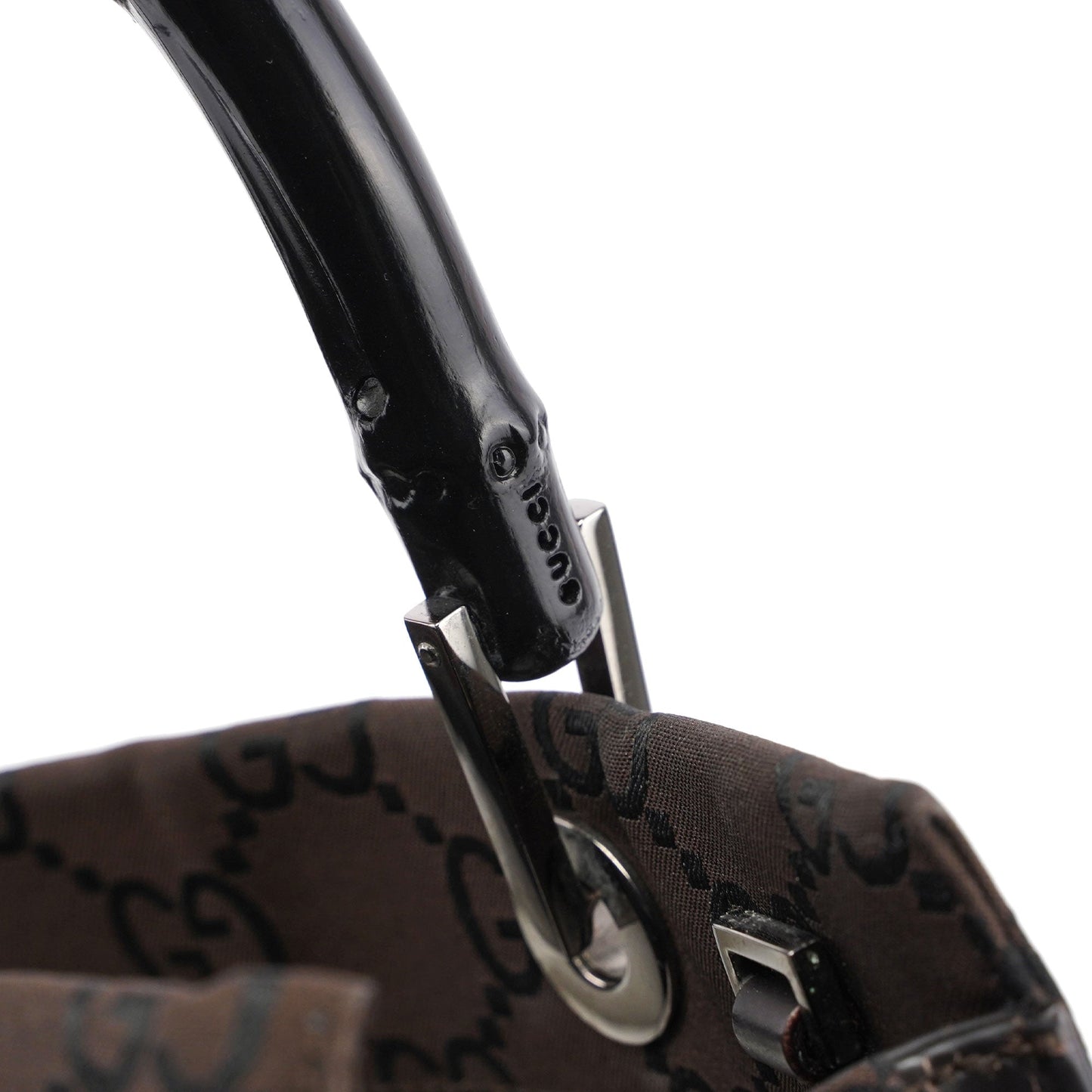 Gucci Brown GG Bamboo Tote