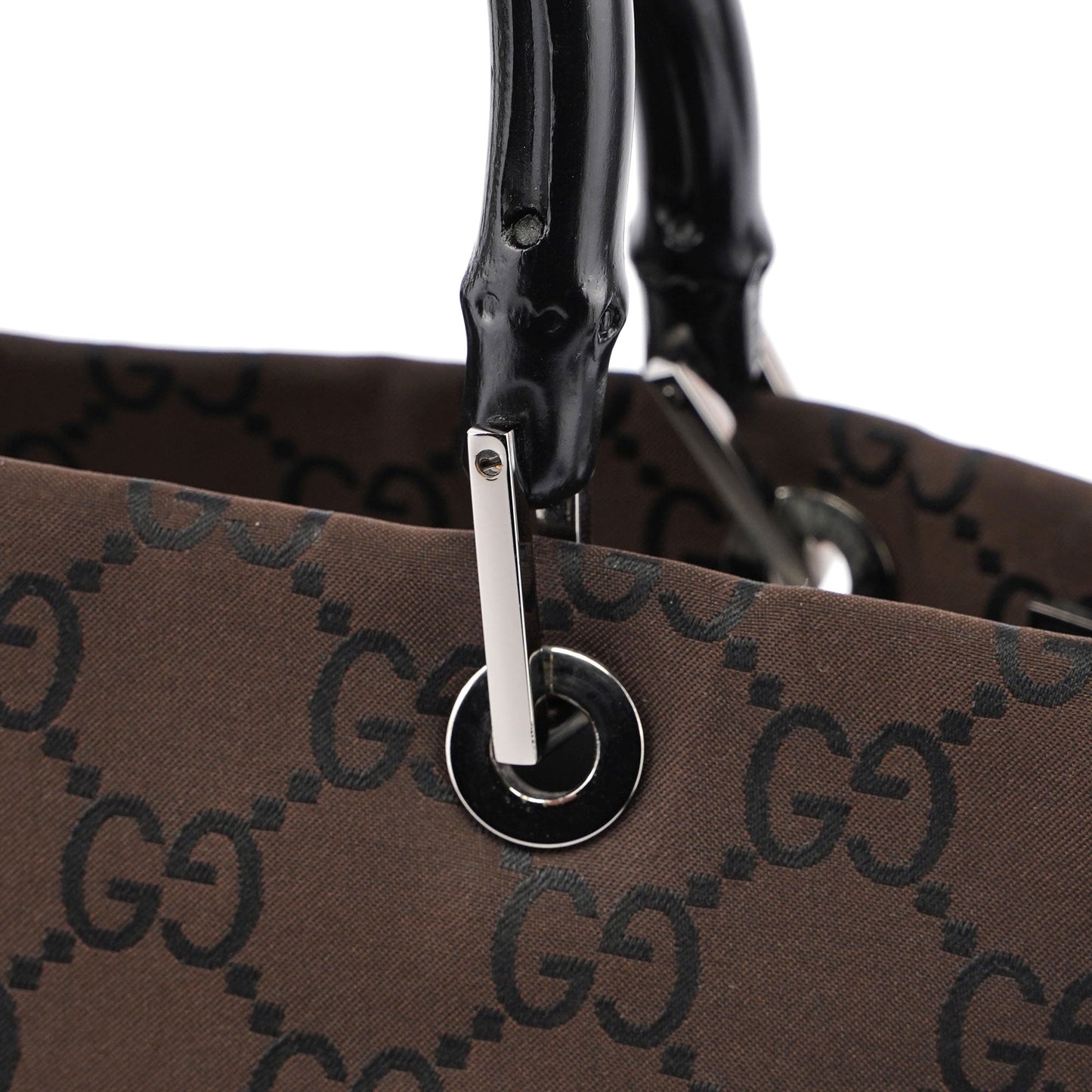 Gucci Brown GG Bamboo Tote