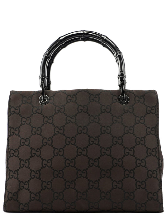 Gucci Brown GG Bamboo Tote