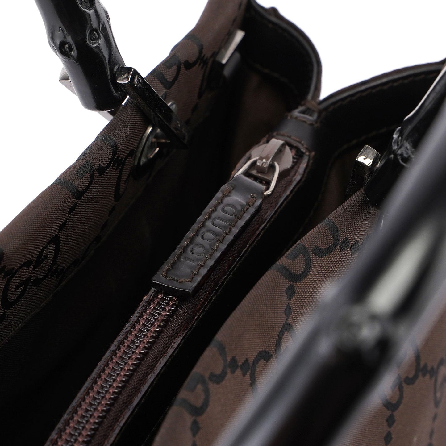 Gucci Brown GG Bamboo Tote