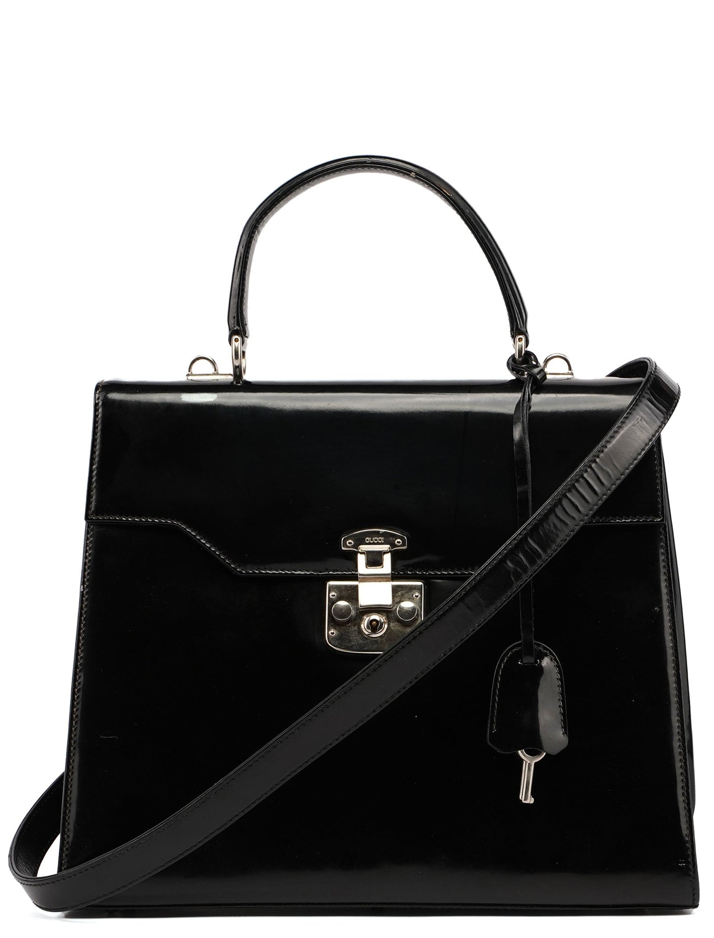 Ladylock Diana Patent Leather Bag