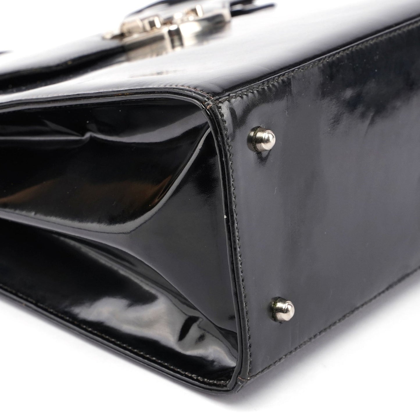 Ladylock Diana Patent Leather Bag